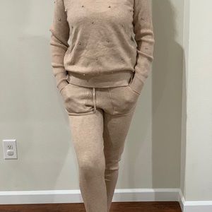 Knitted soft tracksuit